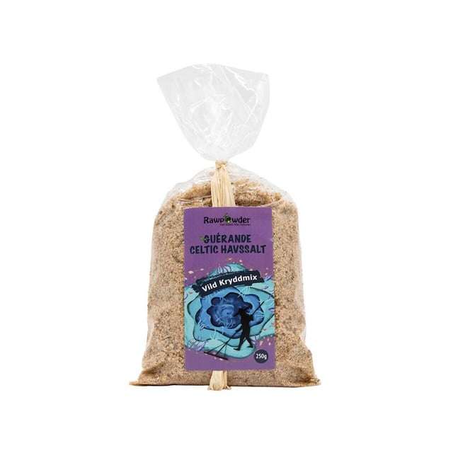 Rawpowder Guérande Celtic Havssalt − Vild Kryddmix 250 g | Mat & dryck - Skafferi - Kryddor & smaksättning - Salt | Apoteka