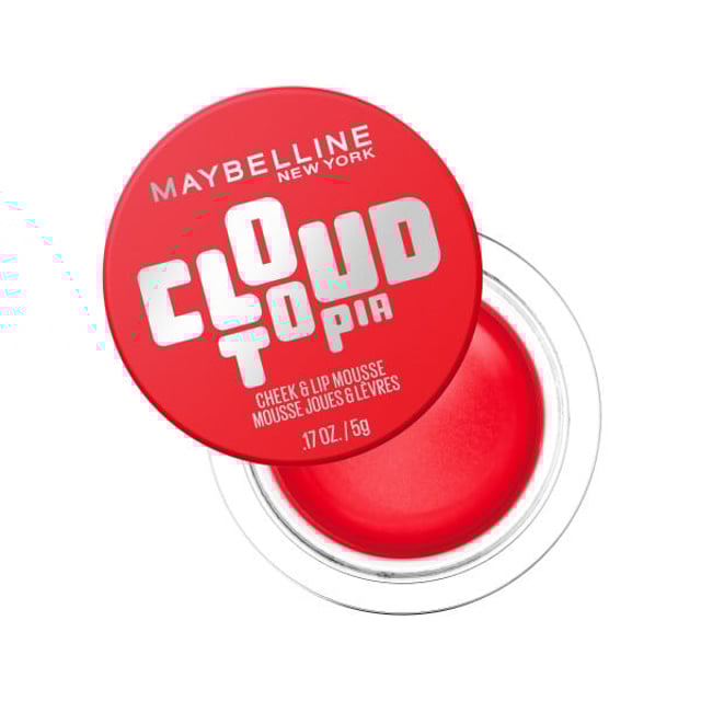 Maybelline New York Cloudtopia Cheek & Lip Mousse 3 Divine Crimson 5 g | Hudvård - Ansiktsvård - Läppbalsam & läppskrubb | Apoteka