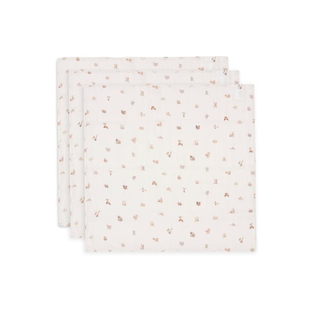 Jollein Muslinfilt 70x70 cm Animal Friends 3 st | Baby, barn & förälder - Sömn för barn - Snuttefiltar,Baby, barn & förälder - Babyfiltar | Apoteka