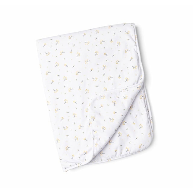 Doomoo Vadderad Filt/Täcke Blomster Gul | Baby, barn & förälder - Babyfiltar | Apoteka