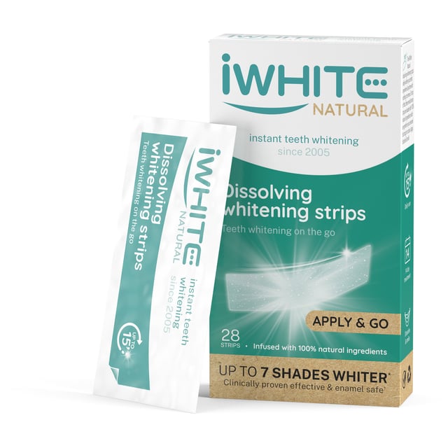 iWhite Natural Dissolving Strip 28 st | Munvård - Tandblekning hemma | Apoteka