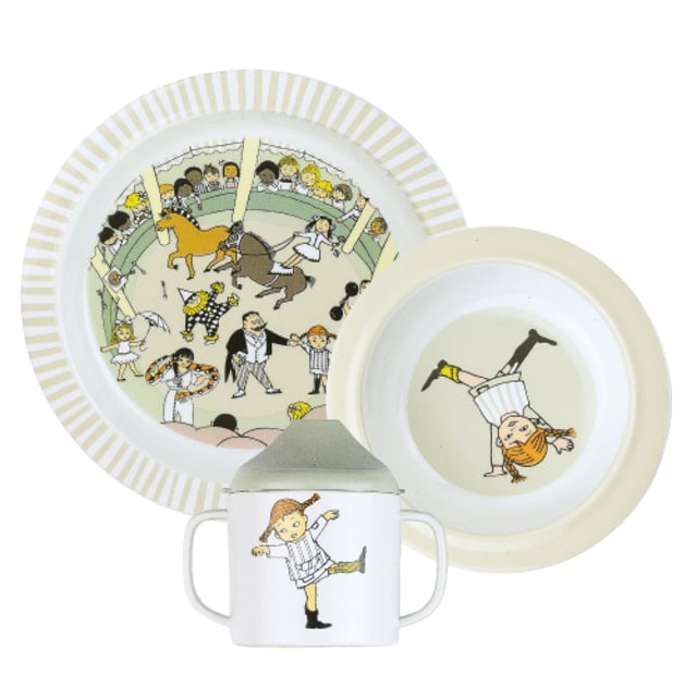 Rätt Start, Pippi Cirkus Barnservis 3-delar | Baby, barn & förälder - Mata - Pipmuggar & glas,Baby, barn & förälder - Mata - Barntallrikar & barnbestick | Apoteka
