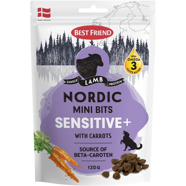 Best Friend Sensitive Mini Bits Hundgodis 120 g