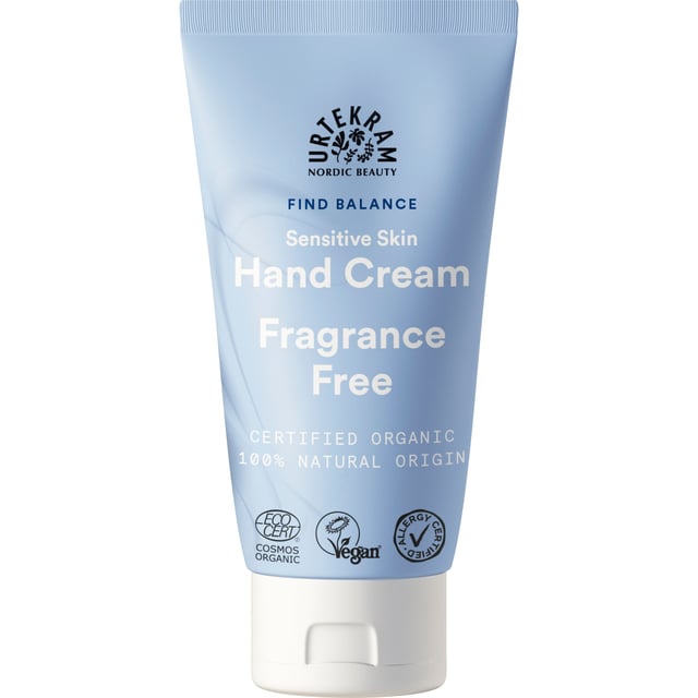 Urtekram Beauty Fragrance Free Hand Cream 75 ml
