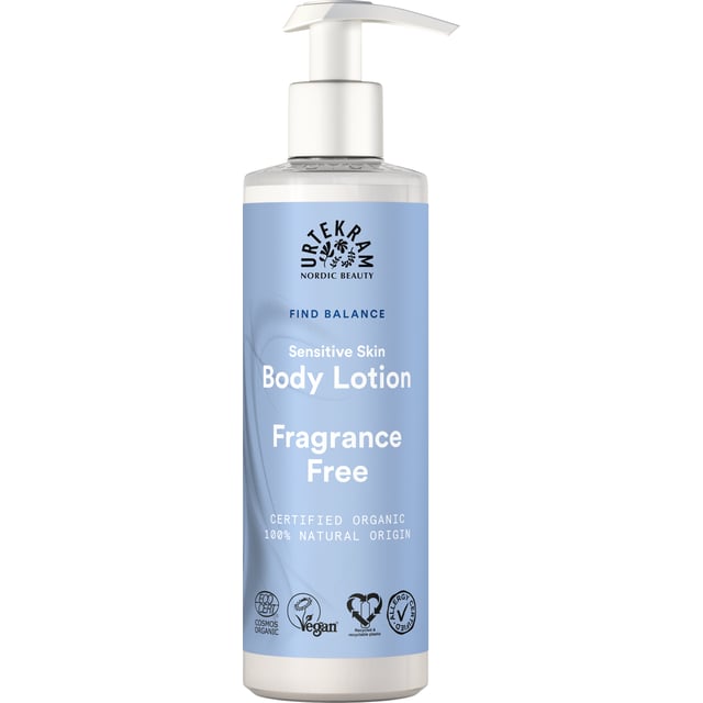 Urtekram Beauty Fragrance Free Body Lotion 245 ml
