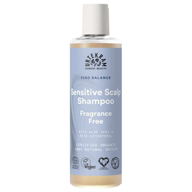 Urtekram Beauty Fragrance Free Shampoo 250 ml