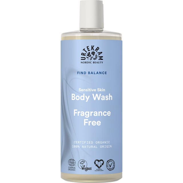 Urtekram Beauty Fragrance Free Body Wash Organic 500 ml | Hudvård - Kroppsvård - Bad & dusch - Duschkräm & duschtvål | Apoteka