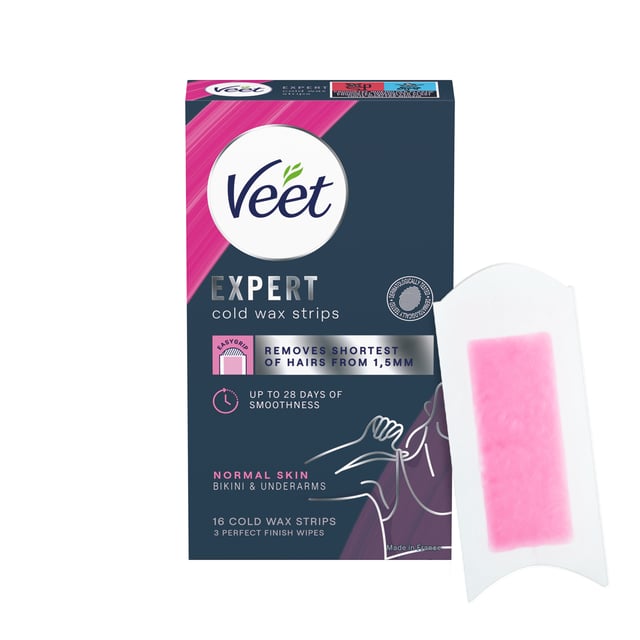 Veet Expert Vaxremsor Normal hud för bikini & armhåla 16 st