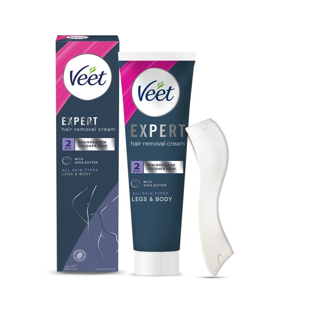 Veet Expert Hårborttagningskräm ben & kropp 200 ml | Hudvård - Rakning & hårborttagning - Hårborttagningskräm | Apoteka