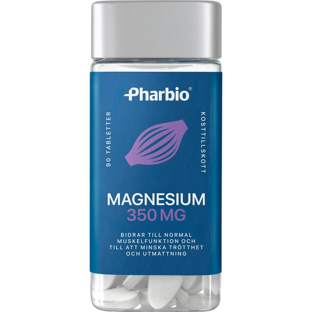 Pharbio Magnesium 90 st | Vitaminer & kosttillskott - Vitaminer & mineraler - Magnesium | Apoteka