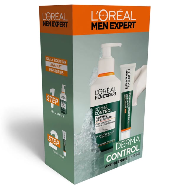 LOréal Paris Derma Control Presentask för känslig hud | Hudvård - Hudvård för män - Ansiktsvård för män - Ansiktsrengöring,Hudvård - Hudvård för män - Ansiktsvård för män - Ansiktskräm | Apoteka