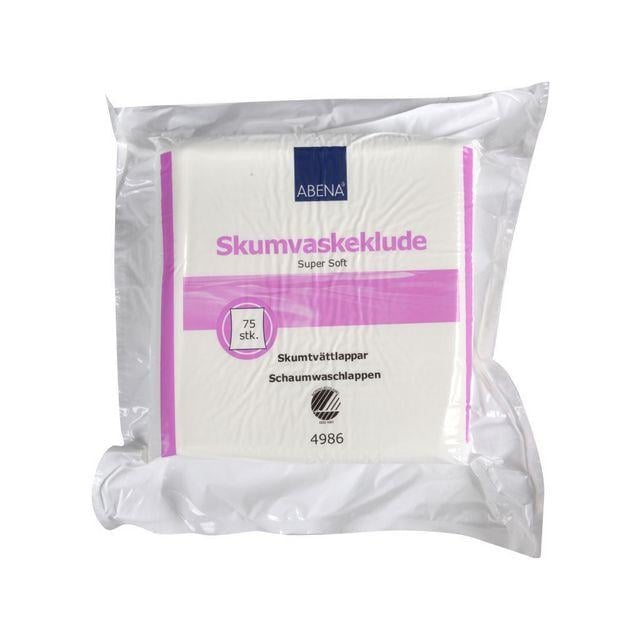 Abena Skumtvättlapp Super Soft 75 st | Baby, barn & förälder - Blöjor & våtservetter - Tvättlappar | Apoteka