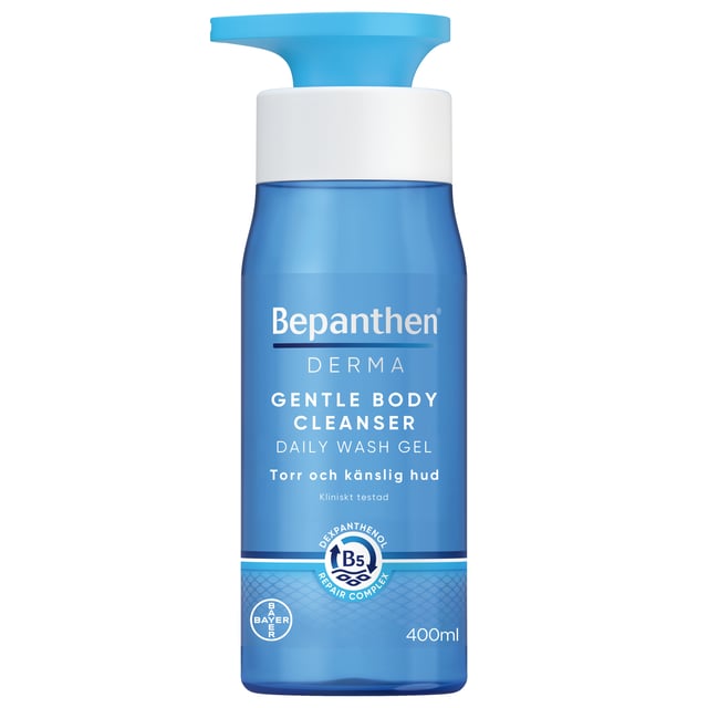 Bepanthen DERMA Gentle Body Cleanser 400 ml | Baby, barn & förälder - Hudvård för barn - Hudbesvär hos barn - Torr & irriterad hud hos barn,Hudvård - Kroppsvård - Bad & dusch - Duschkräm & duschtvål,Hudvård - Hudbesvär - Torr & irriterad hud,Baby, barn & förälder - Hudvård för barn - Duschtvål & duschkräm för barn | Apoteka