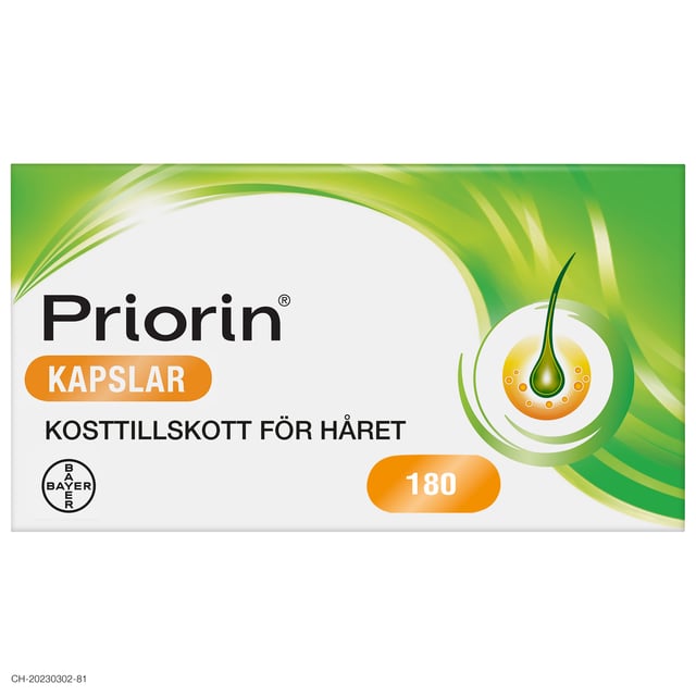 Priorin 180 kapslar | Vitaminer & kosttillskott - Hud, hår & naglar | Apoteka