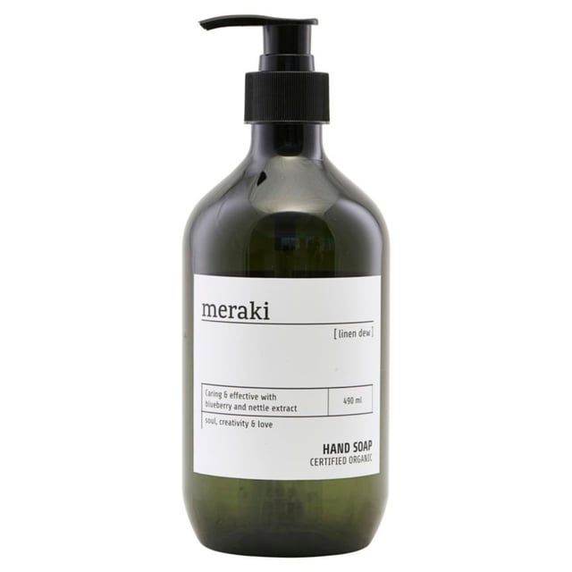 meraki Hand Soap Linen dew 490 ml | Hudvård - Händer & fötter - Handvård - Handtvål | Apoteka