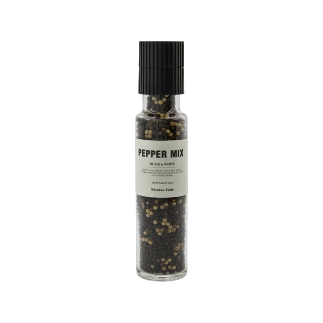 Nicolas Vahé Pepper Mix Black & White 160 g | Mat & dryck - Skafferi - Kryddor & smaksättning - Salt | Apoteka