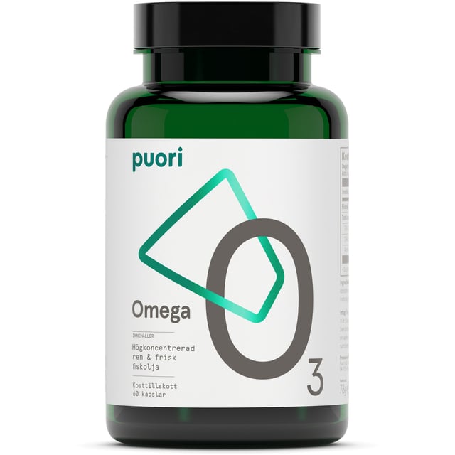 Puori O3 80% 2000 mg 60 kapslar | Vitaminer & kosttillskott - Omega-3 & fettsyror | Apoteka