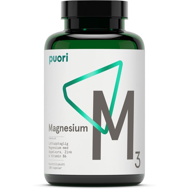 Puori M3 Magnesium 180 kapslar | Vitaminer & kosttillskott - Vitaminer & mineraler - Magnesium,Vitaminer & kosttillskott - ZMA | Apoteka