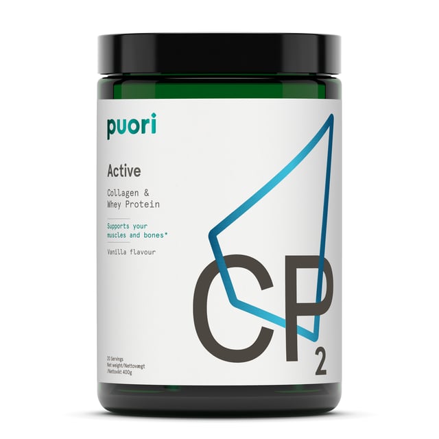 Puori CP2 Vassle & Kollagen 400 g | Träning - Proteintillskott - Proteinpulver - Vassleprotein | Apoteka