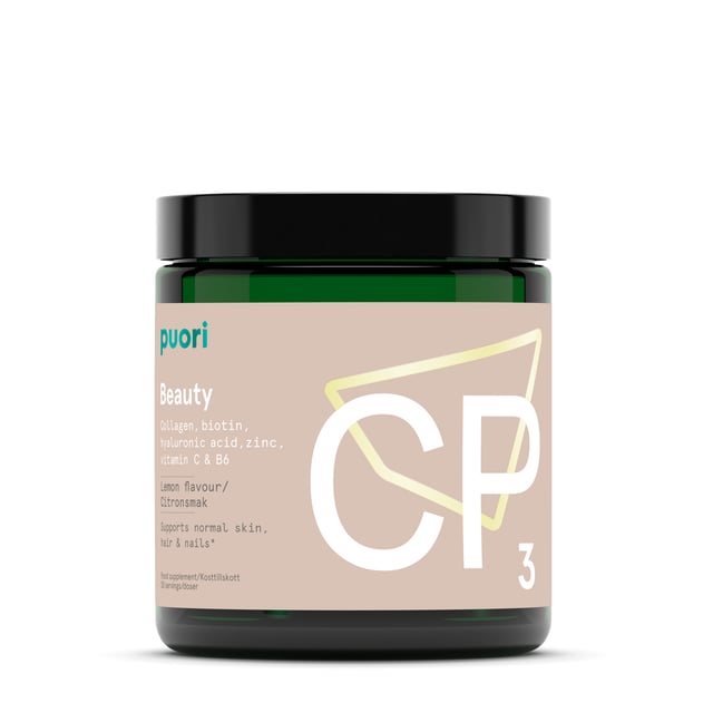 Puori CP3 Kollagen Vitaminer & Mineraler Citron 185 g | Vitaminer & kosttillskott - Kollagen | Apoteka