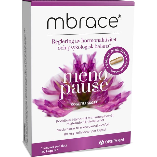 Mbrace Menopause 30 kapslar | Vitaminer & kosttillskott - Vitaminer & mineraler - Multivitamin - Multivitamin för kvinnor,Vitaminer & kosttillskott - Hormonell balans | Apoteka