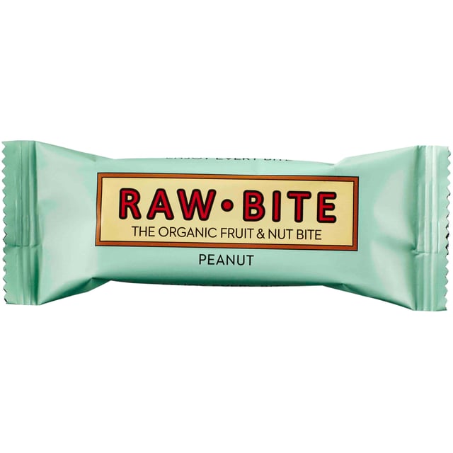 RawBite Frukt & Nötbar Jordnöt 50 g | Mat & dryck - Bars - Energibars,Mat & dryck - Bars - Rawfoodbars | Apoteka
