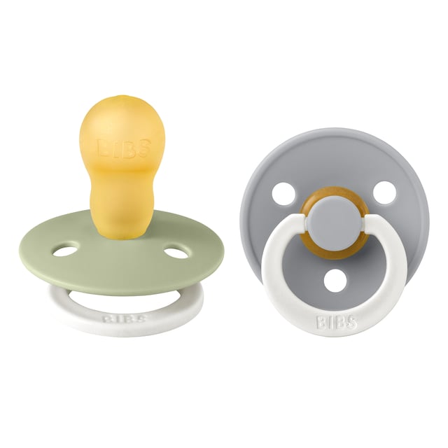 BIBS Colour Latex Size 3 Sage GLOW/Cloud GLOW 2 st | Baby, barn & förälder - Nappar & napphållare - Nattnappar,Baby, barn & förälder - Nappar & napphållare - Nappar | Apoteka