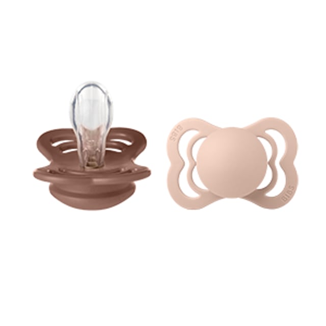 BIBS Supreme Silicone 0+ månader Size 1 Woodchuck/Blush 2 st | Baby, barn & förälder - Nappar & napphållare - Nappar för nyfödda,Baby, barn & förälder - Nappar & napphållare - Nappar | Apoteka