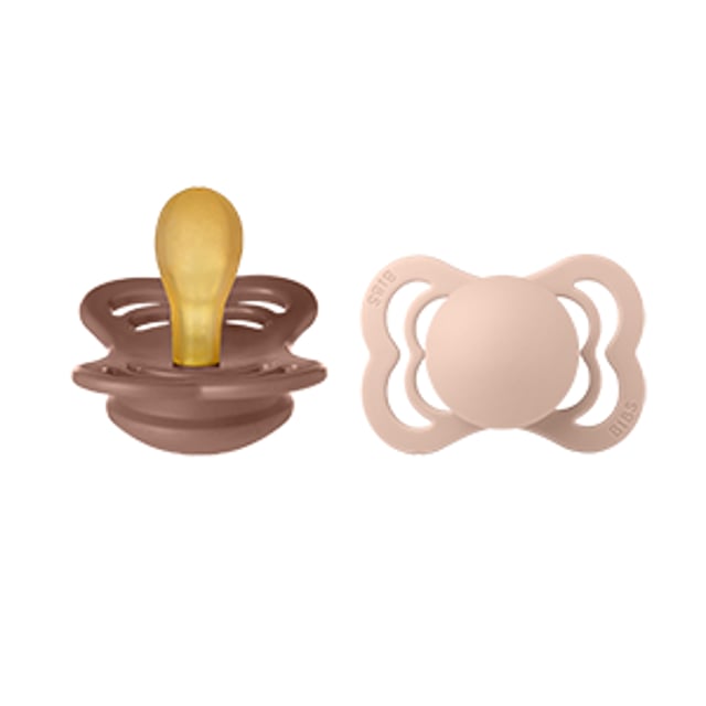 BIBS Supreme Latex 0+ månader Size 1 Woodchuck/Blush 2 st | Baby, barn & förälder - Nappar & napphållare - Nappar för nyfödda,Baby, barn & förälder - Nappar & napphållare - Nappar | Apoteka