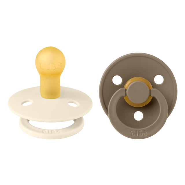 BIBS Colour Latex 0+ månader Size 1 Dark Oak/Ivory 2 st | Baby, barn & förälder - Nappar & napphållare - Nappar för nyfödda,Baby, barn & förälder - Nappar & napphållare - Nappar | Apoteka