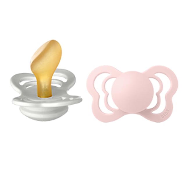 BIBS Couture Latex 6+ månader Size 2 Haze/Blossom 2 st | Baby, barn & förälder - Nappar & napphållare - Nappar | Apoteka