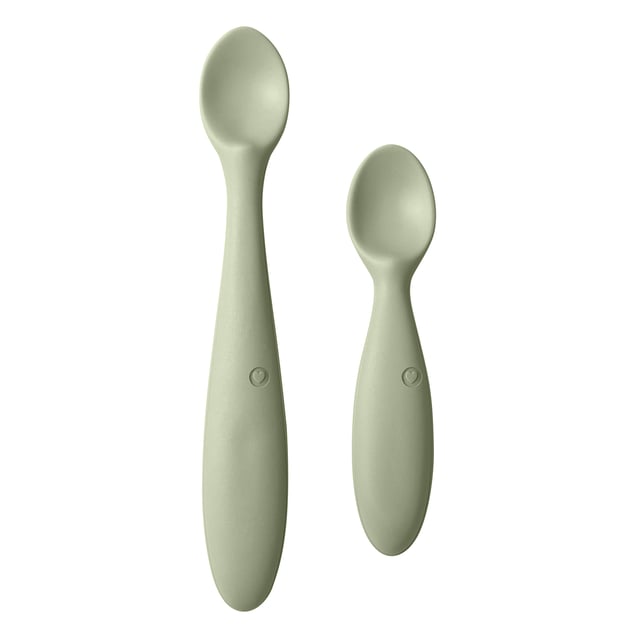 BIBS Spoon Set Sage 1 set | Baby, barn & förälder - Mata - Barntallrikar & barnbestick | Apoteka