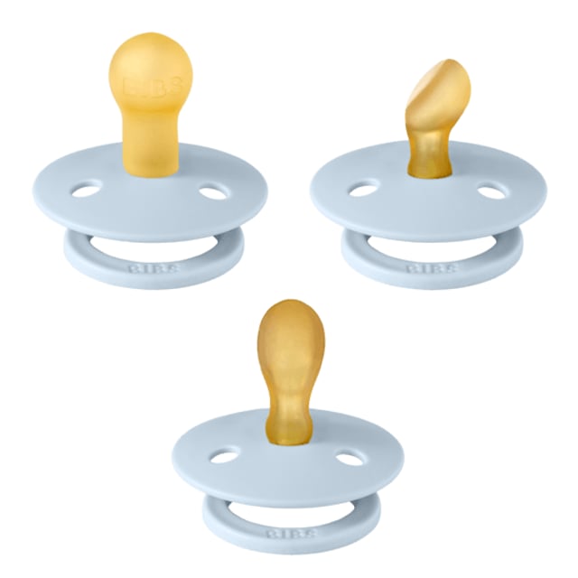 BIBS Pacifiers Try-it Colour Baby Blue 3 st - Size 1 | Baby, barn & förälder - Nappar & napphållare - Nappar | Apoteka