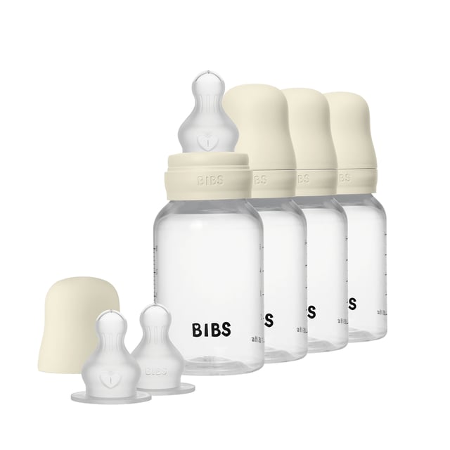 BIBS Baby Bottle Round Silicone Ivory 150 ml 4 pack | Baby, barn & förälder - Mata - Nappflaskor för nyfödda,Baby, barn & förälder - Mata - Nappflaskor & vällingflaskor | Apoteka