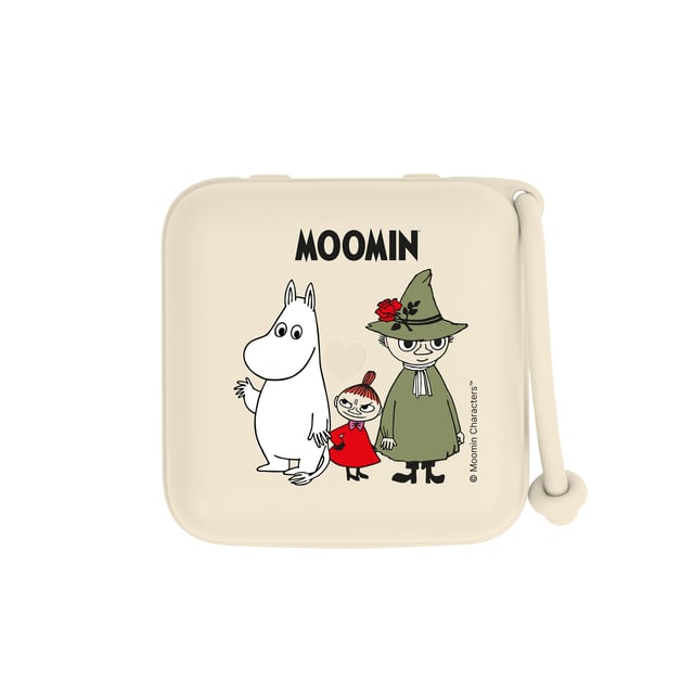 BIBS x Moomins Pacifier Box Ivory | Baby, barn & förälder - Nappar & napphållare - Napphållare & nappfodral | Apoteka