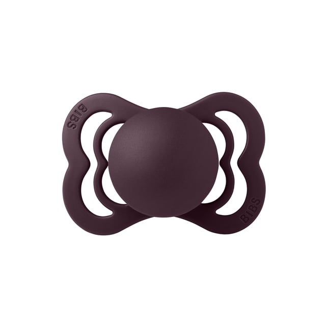 BIBS Pacifier Supreme Silicone 0+ månader Size 1 Plum | Baby, barn & förälder - Nappar & napphållare - Nappar | Apoteka
