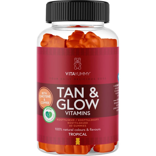 VitaYummy Tan & Glow Tropical 60 tuggtabletter