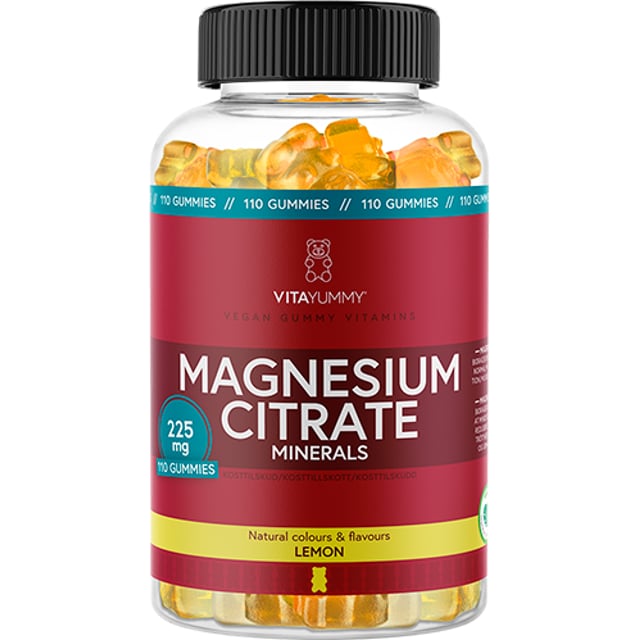 VitaYummy Magnesium Citrate Lemon 110 st | Vitaminer & kosttillskott - Vitaminer & mineraler - Magnesium | Apoteka