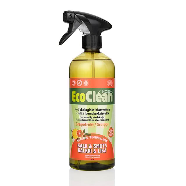 EcoClean Kalk & Smuts Grapefrukt 750 ml | Hushåll - Rengöringsmedel | Apoteka