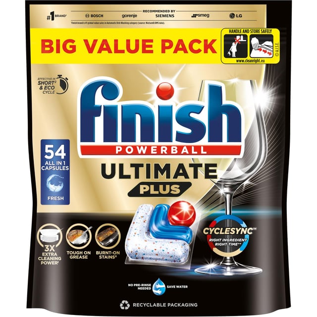 Finish Ultimate Plus 54 st | Hushåll - Diskmedel,Hushåll - Hushållstillbehör | Apoteka