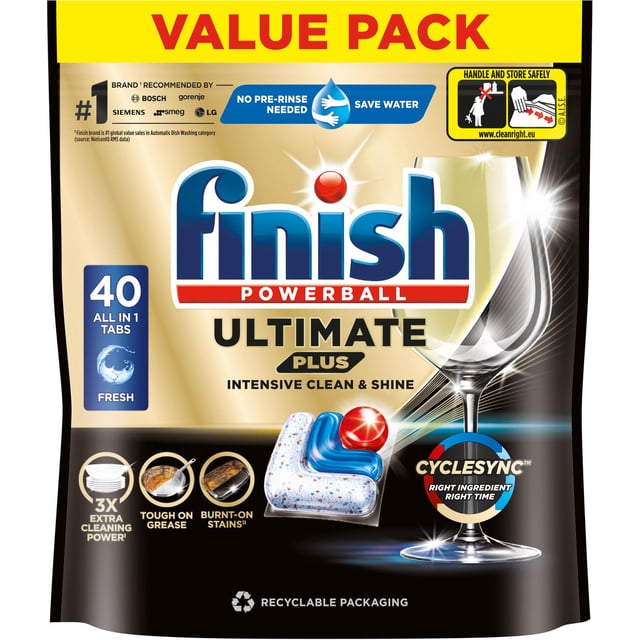 Finish Ultimate Plus 40 st | Hushåll - Diskmedel,Hushåll - Hushållstillbehör | Apoteka