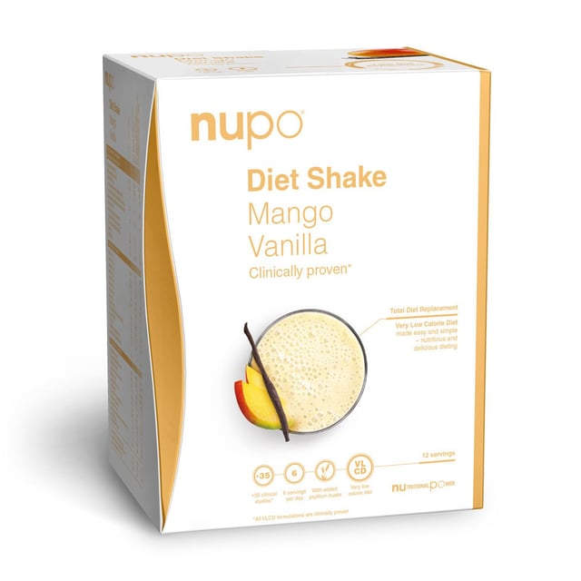 Nupo Diet Shake Mango Vanilla 12 portioner | Viktkontroll - Måltidsersättning | Apoteka