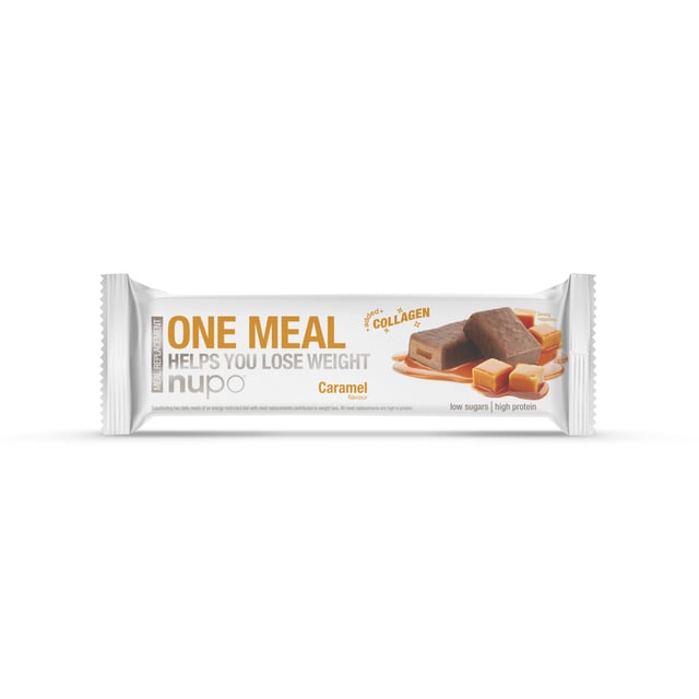 Nupo One Meal Bar Caramel 60g | Viktkontroll - Måltidsersättning | Apoteka