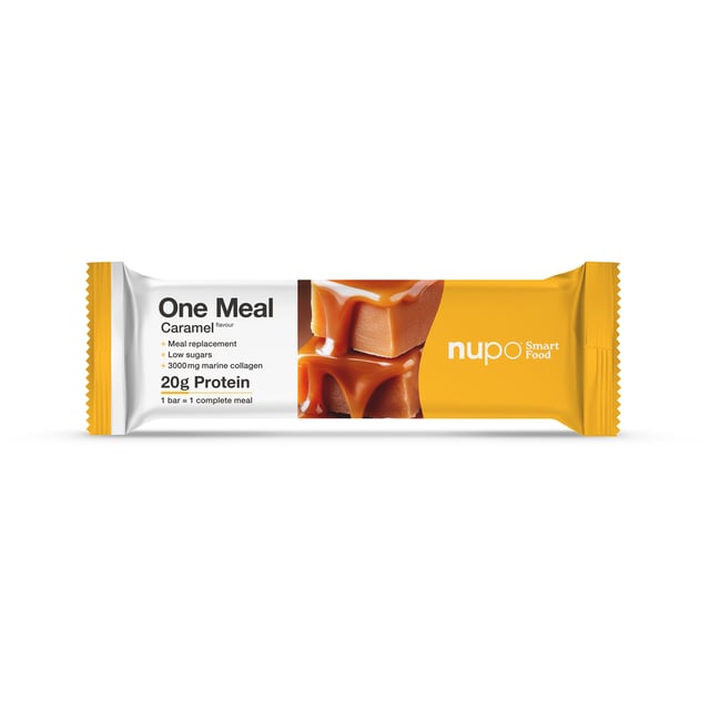 Nupo One Meal Bar Caramel 60g | Viktkontroll - Måltidsersättning | Apoteka