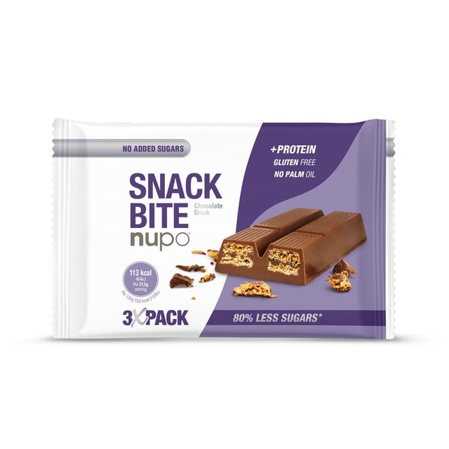 Nupo Snack Bite Chocolate Break 3-pack | Viktkontroll - Måltidsersättning | Apoteka