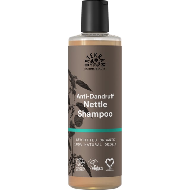Urtekram Beauty Nettle Shampoo dandruff Organic 250 ml | Hårvård - Schampo - Schampo för fett hår,Hårvård - Schampo - Schampo för lockigt hår,Hårvård - Schampo - Schampo för färgat hår,Hårvård - Schampo - Schampo för skadat hår,Hårvård - Schampo - Schampo för torrt hår,Hårvård - Mjäll | Apoteka