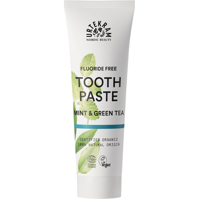 Urtekram Beauty Mint & Green Tea Toothpaste Organic 75 ml | Munvård - Tandkräm | Apoteka