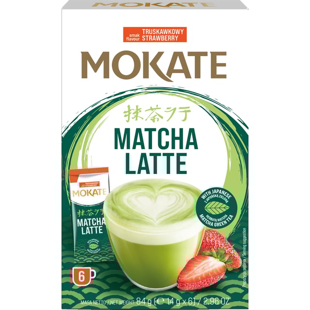 Mokate Matcha Jordgubb 6 st | Mat & dryck - Superfood - Matcha | Apoteka