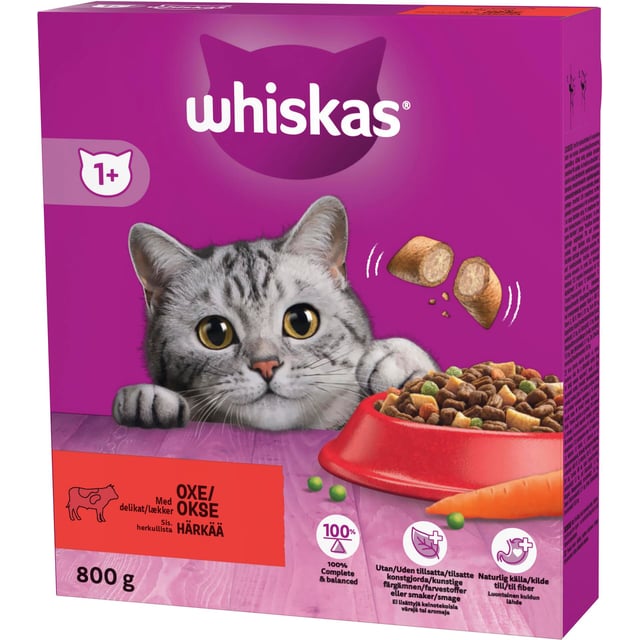 Whiskas Vuxen Biff 800 g | Djur - Djurfoder & tillskott | Apoteka