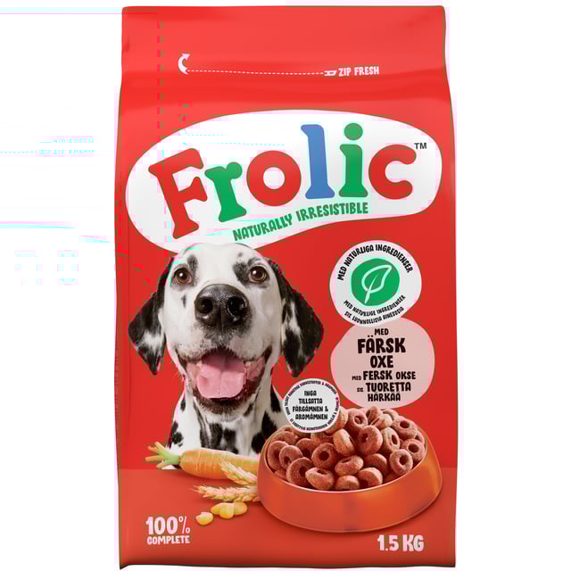 Frolic Hundfoder Oxe 1,5 kg